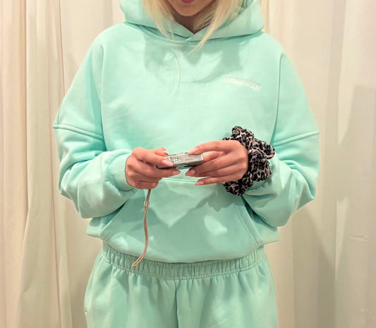 TURQUOISE HOODIE
