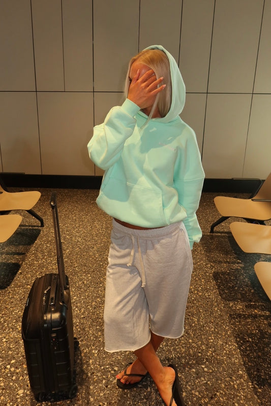 TURQUOISE HOODIE